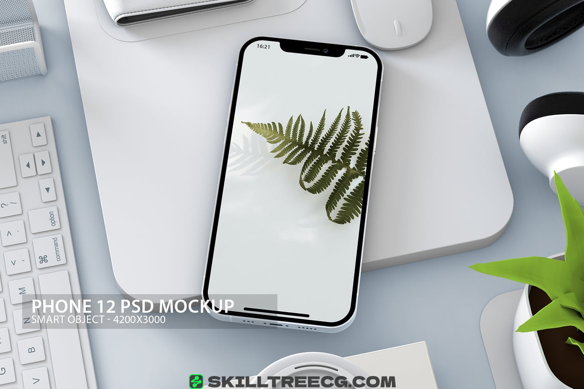 iPhone 12 Pro PSD Mockup（929094）-技能树